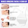 Face Lift Tape, 60PCS Invisible Face Lifting Tape with 3 Fixed Ropes, V-Line Facelift Bands to Hide Facial Wrinkles Double Chin and Lift Sagging Skin