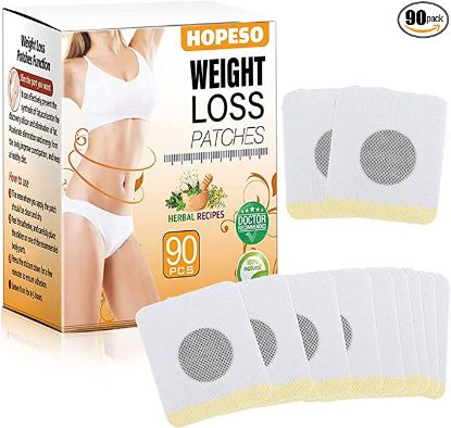 Weight Loss Patches, 90Pcs Belly Detox Slimming Patches for Weight Loss Fat Burning & Appetite Suppression to Women Slim Fast