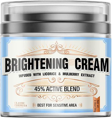 Whitening Cream, Skin Lightening Cream for Face & Body, Hyperpigmentation Treatment Relieves Melanin Accumulation Dull Skin - 2.0 floz